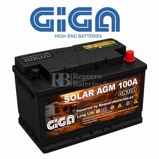 Bater�a Camper 100Ah AGM 12 Voltios | Ideal para Caravana, Servicio y Arranque